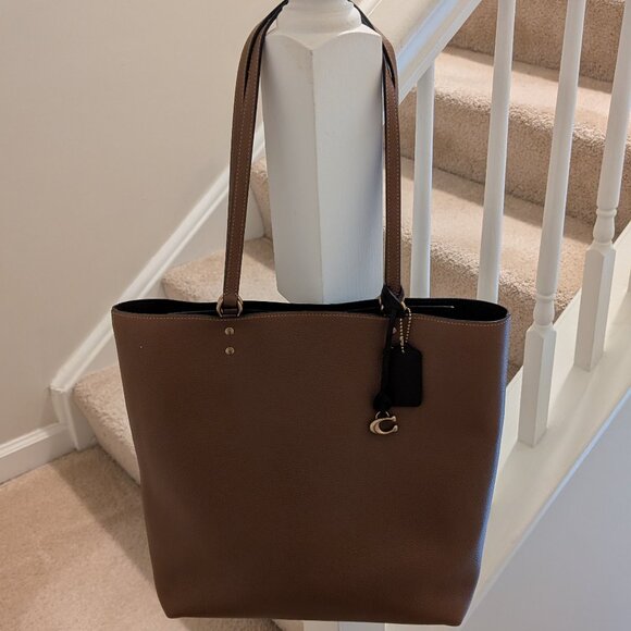 Pre-Loved Coach Plaza Tote - Picture 1 of 11